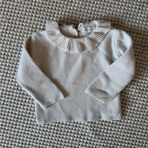 Quincy Mae Cream Knit Sweater